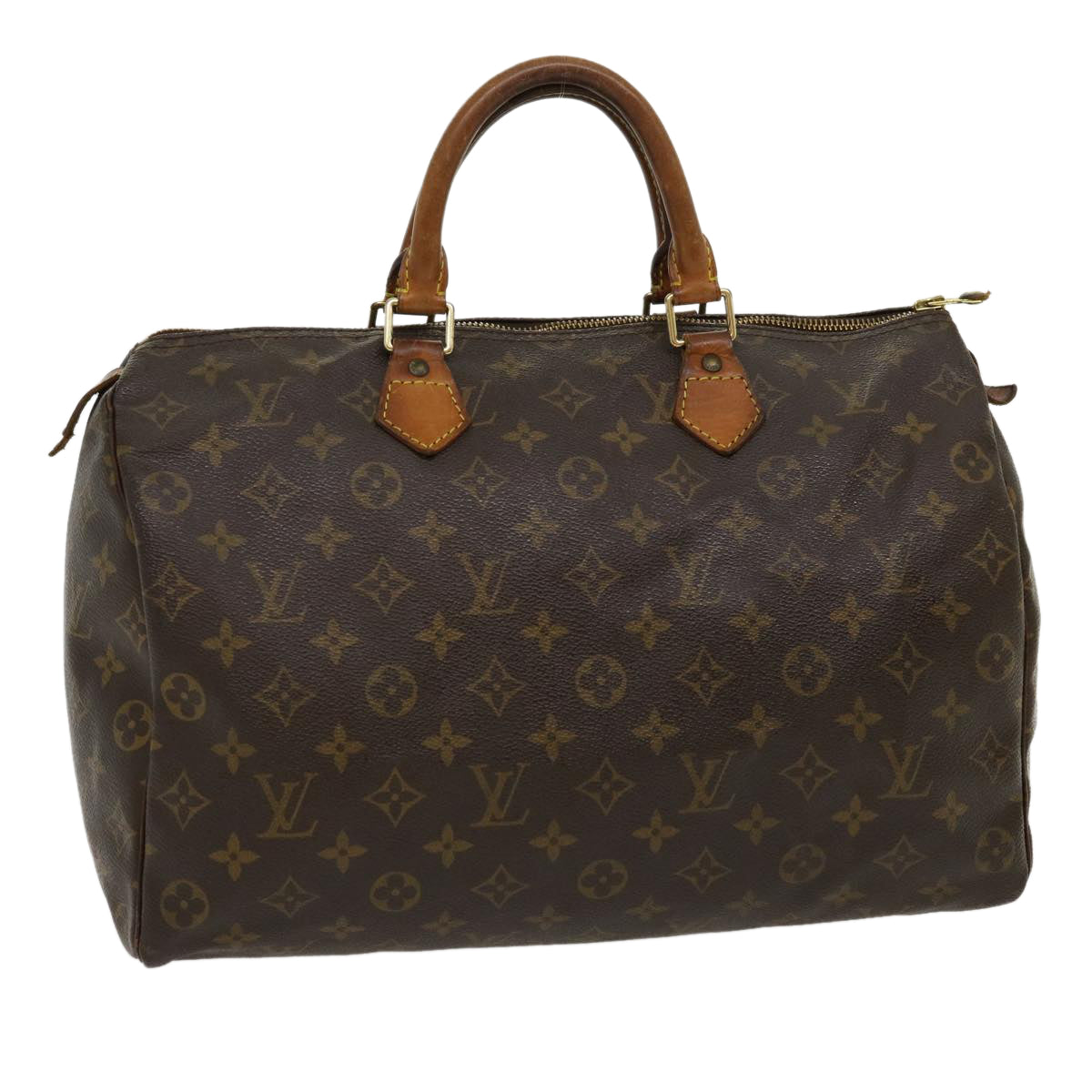 LOUIS VUITTON Monogram Speedy 35 Hand Bag M41524 LV Auth jk2134