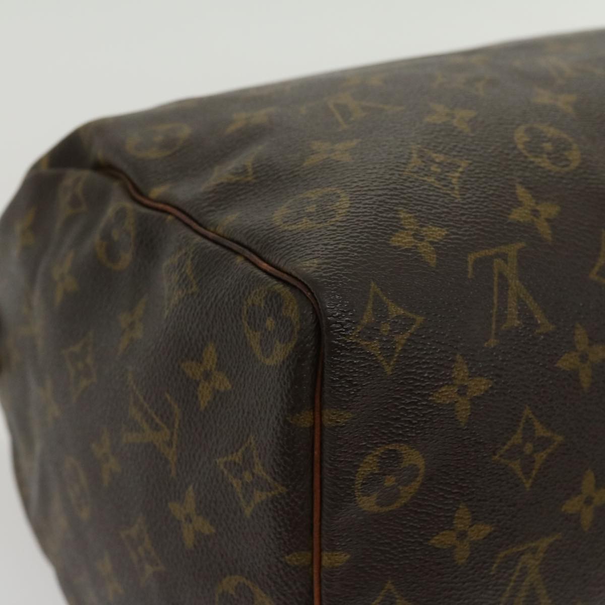 LOUIS VUITTON Monogram Speedy 35 Hand Bag M41524 LV Auth jk2134