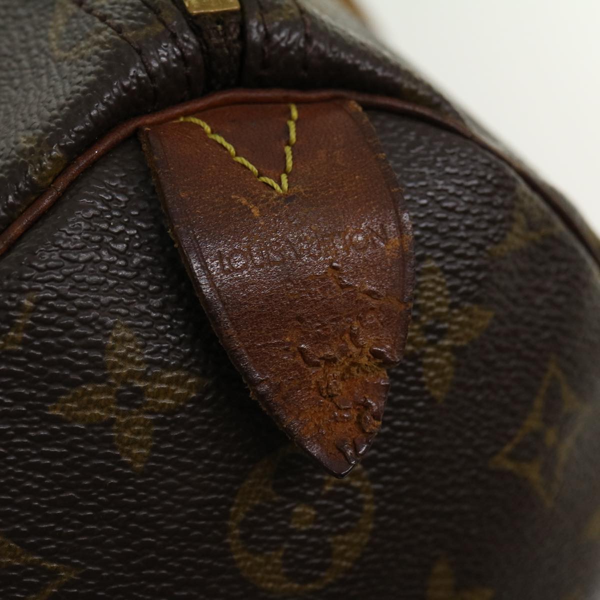 LOUIS VUITTON Monogram Speedy 35 Hand Bag M41524 LV Auth jk2134