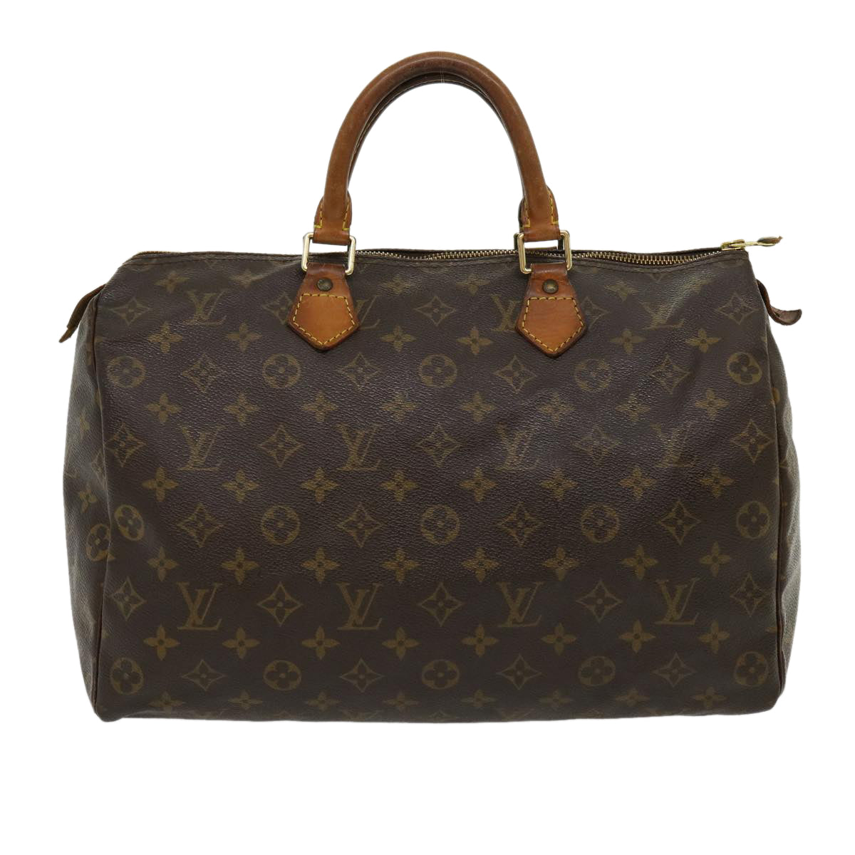 LOUIS VUITTON Monogram Speedy 35 Hand Bag M41524 LV Auth jk2134