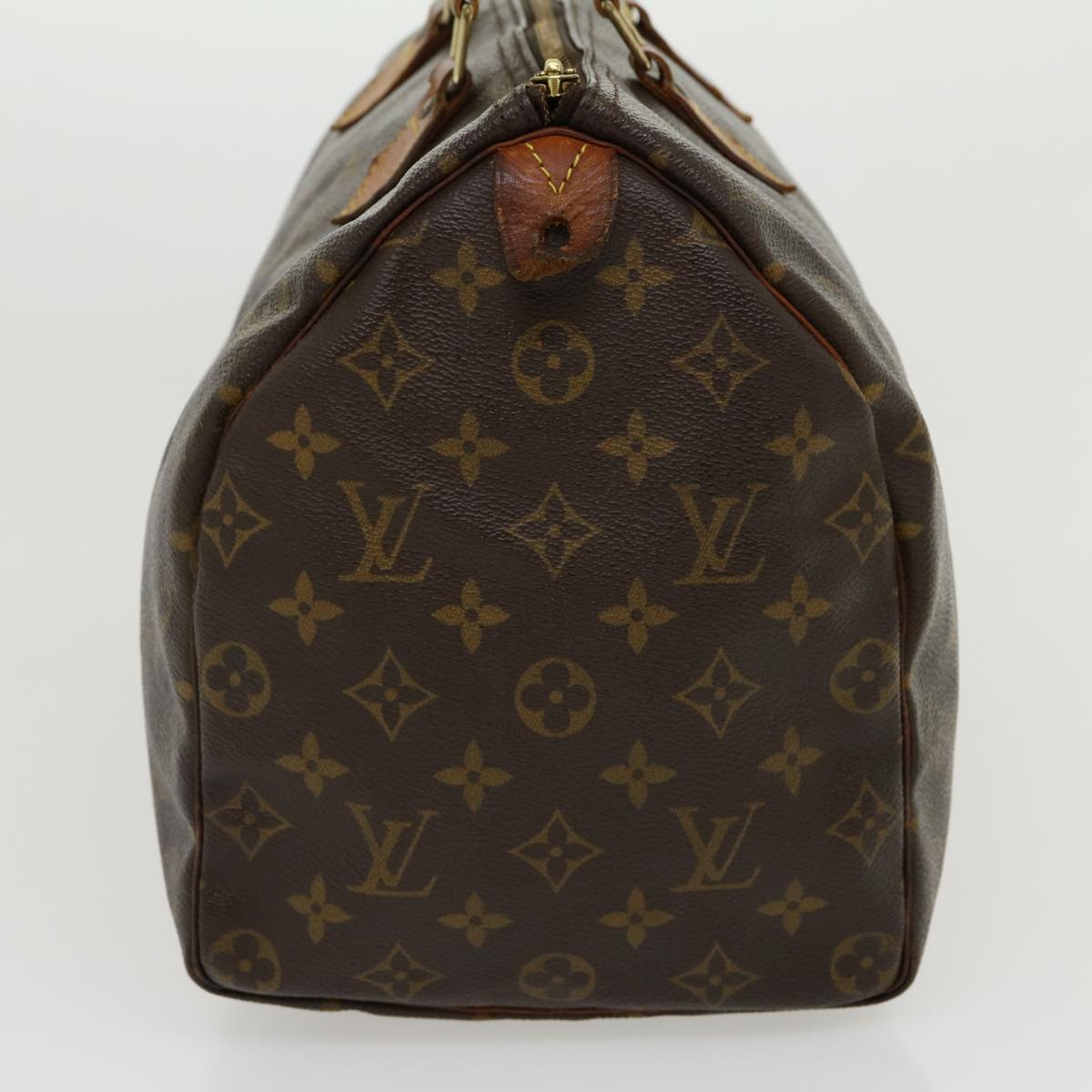 LOUIS VUITTON Monogram Speedy 35 Hand Bag M41524 LV Auth jk2134