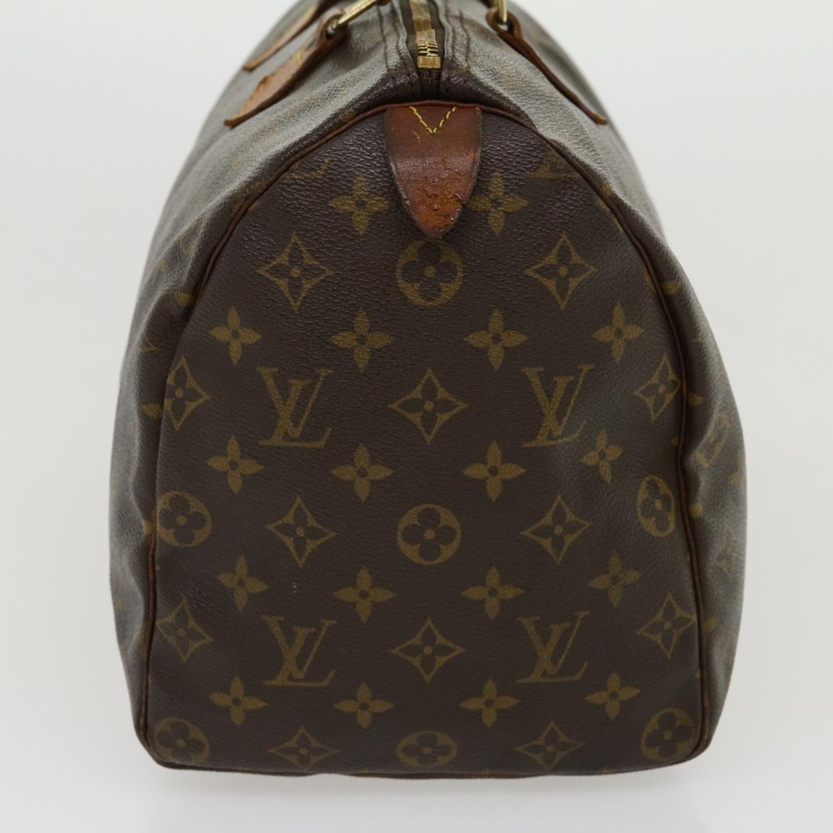 LOUIS VUITTON Monogram Speedy 35 Hand Bag M41524 LV Auth jk2134