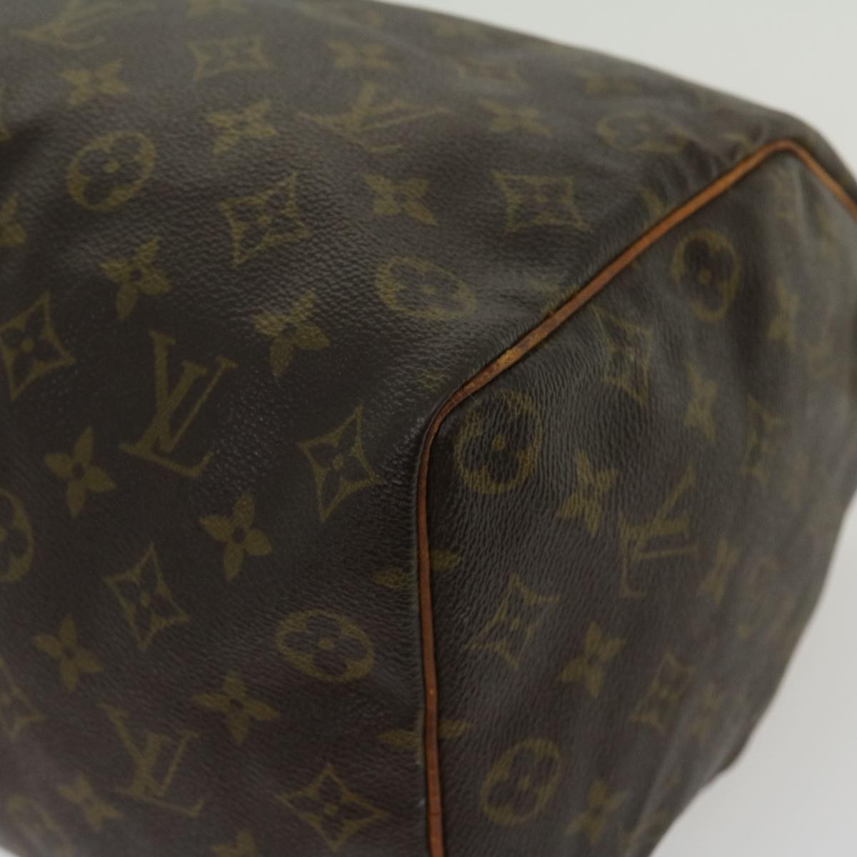 LOUIS VUITTON Monogram Speedy 35 Hand Bag M41524 LV Auth jk2135