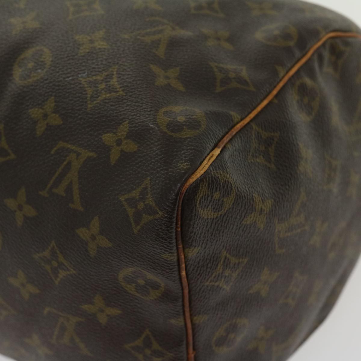 LOUIS VUITTON Monogram Speedy 35 Hand Bag M41524 LV Auth jk2135