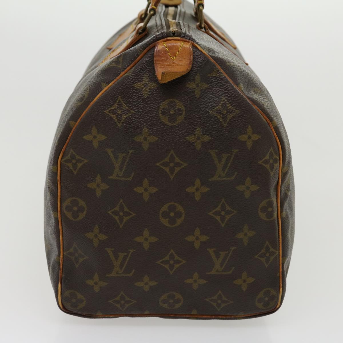 LOUIS VUITTON Monogram Speedy 35 Hand Bag M41524 LV Auth jk2135