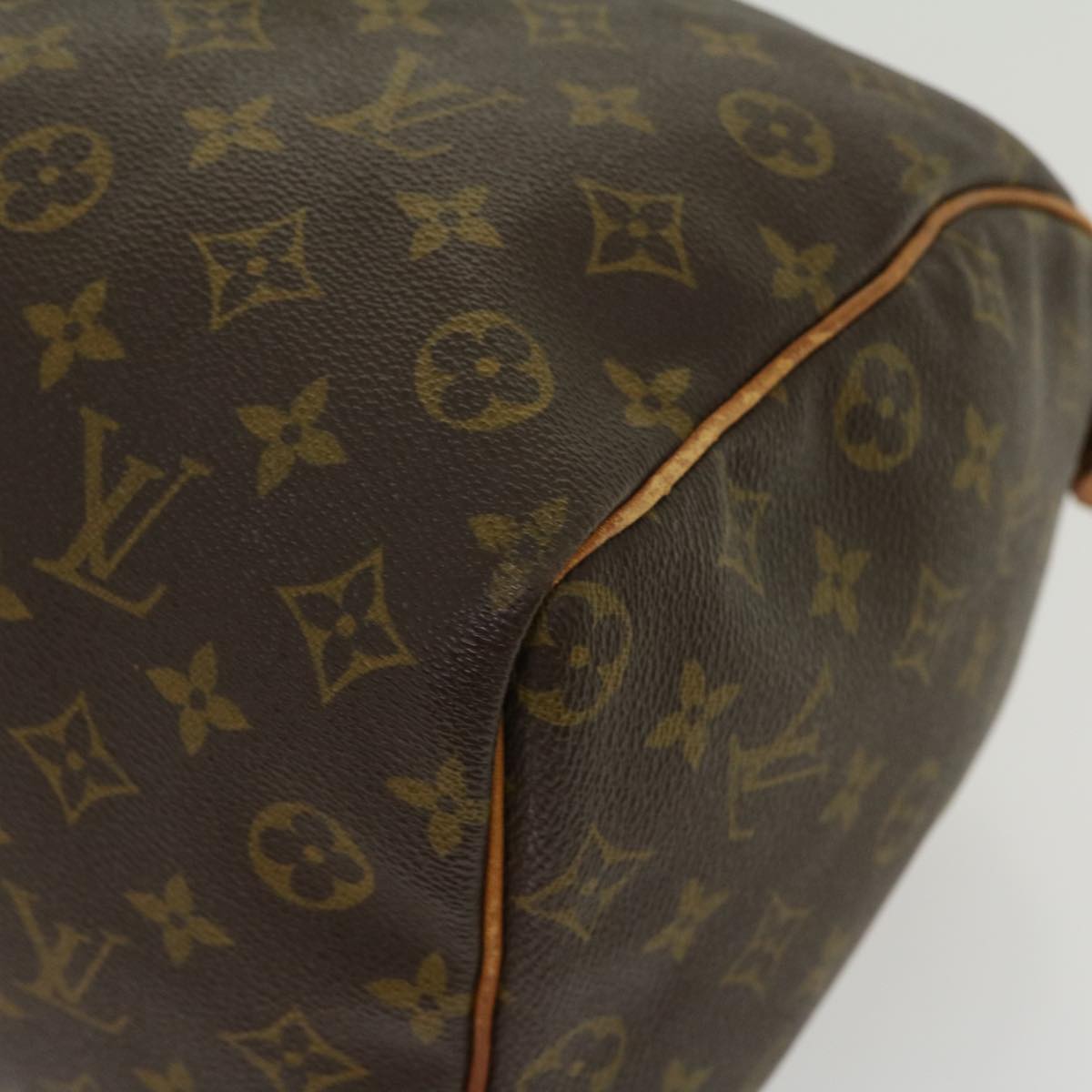 LOUIS VUITTON Monogram Speedy 35 Hand Bag M41524 LV Auth jk2136