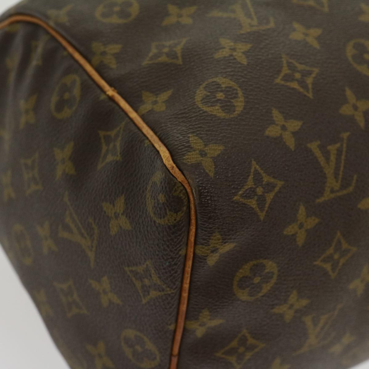 LOUIS VUITTON Monogram Speedy 35 Hand Bag M41524 LV Auth jk2136