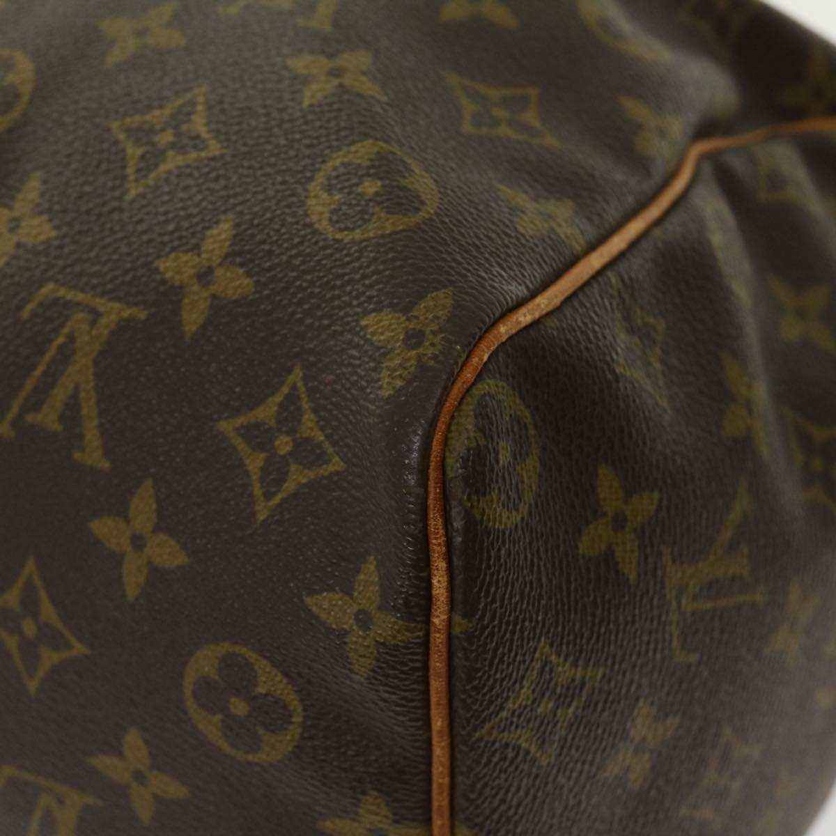 LOUIS VUITTON Monogram Speedy 35 Hand Bag M41524 LV Auth jk2136