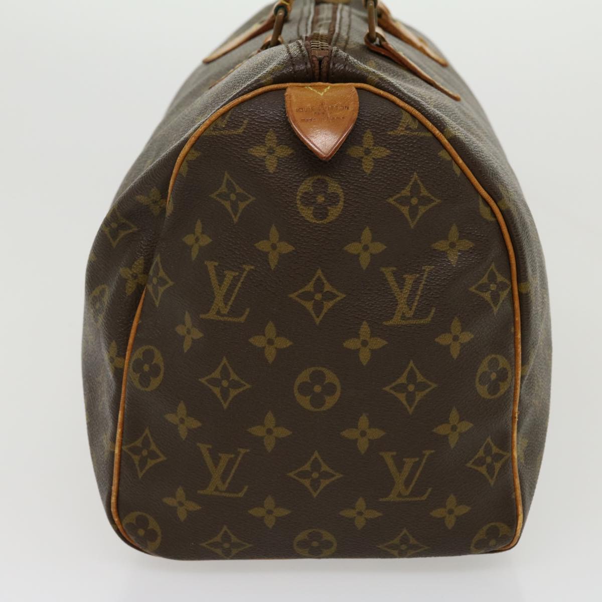 LOUIS VUITTON Monogram Speedy 35 Hand Bag M41524 LV Auth jk2136