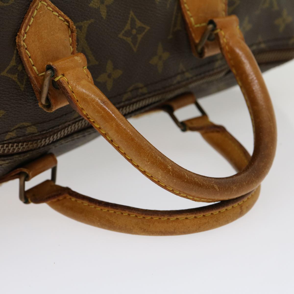 LOUIS VUITTON Monogram Speedy 35 Hand Bag M41524 LV Auth jk2136