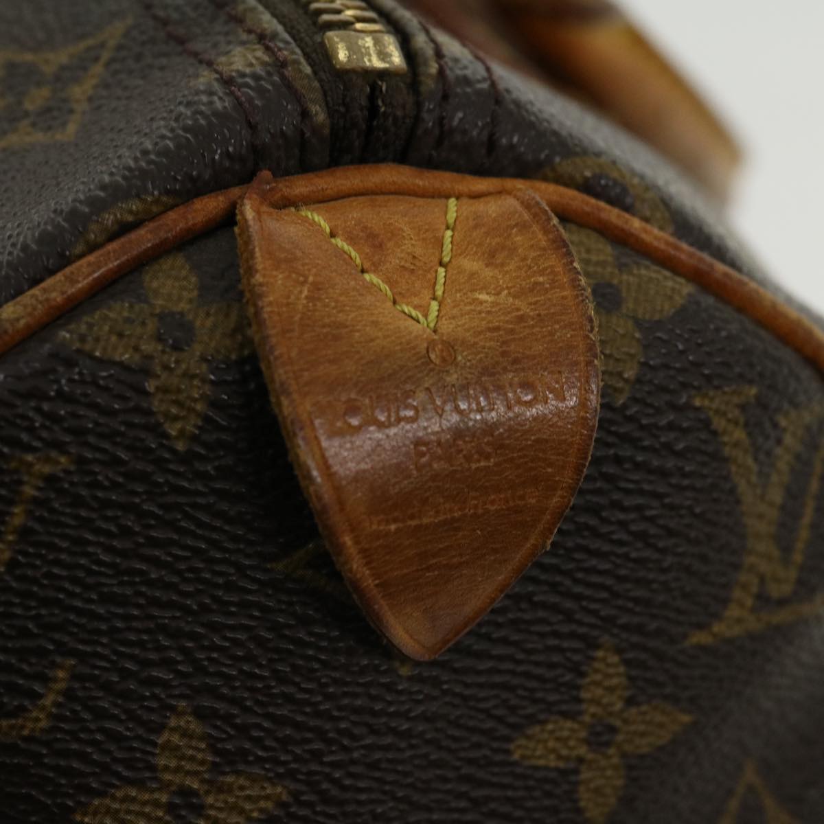 LOUIS VUITTON Monogram Speedy 30 Hand Bag M41526 LV Auth jk2147