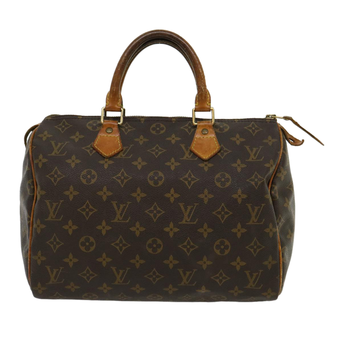 LOUIS VUITTON Monogram Speedy 30 Hand Bag M41526 LV Auth jk2147