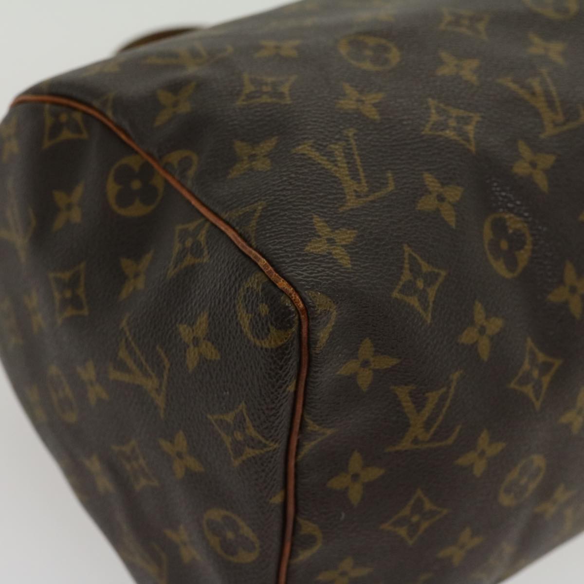 LOUIS VUITTON Monogram Speedy 30 Hand Bag M41526 LV Auth jk2148