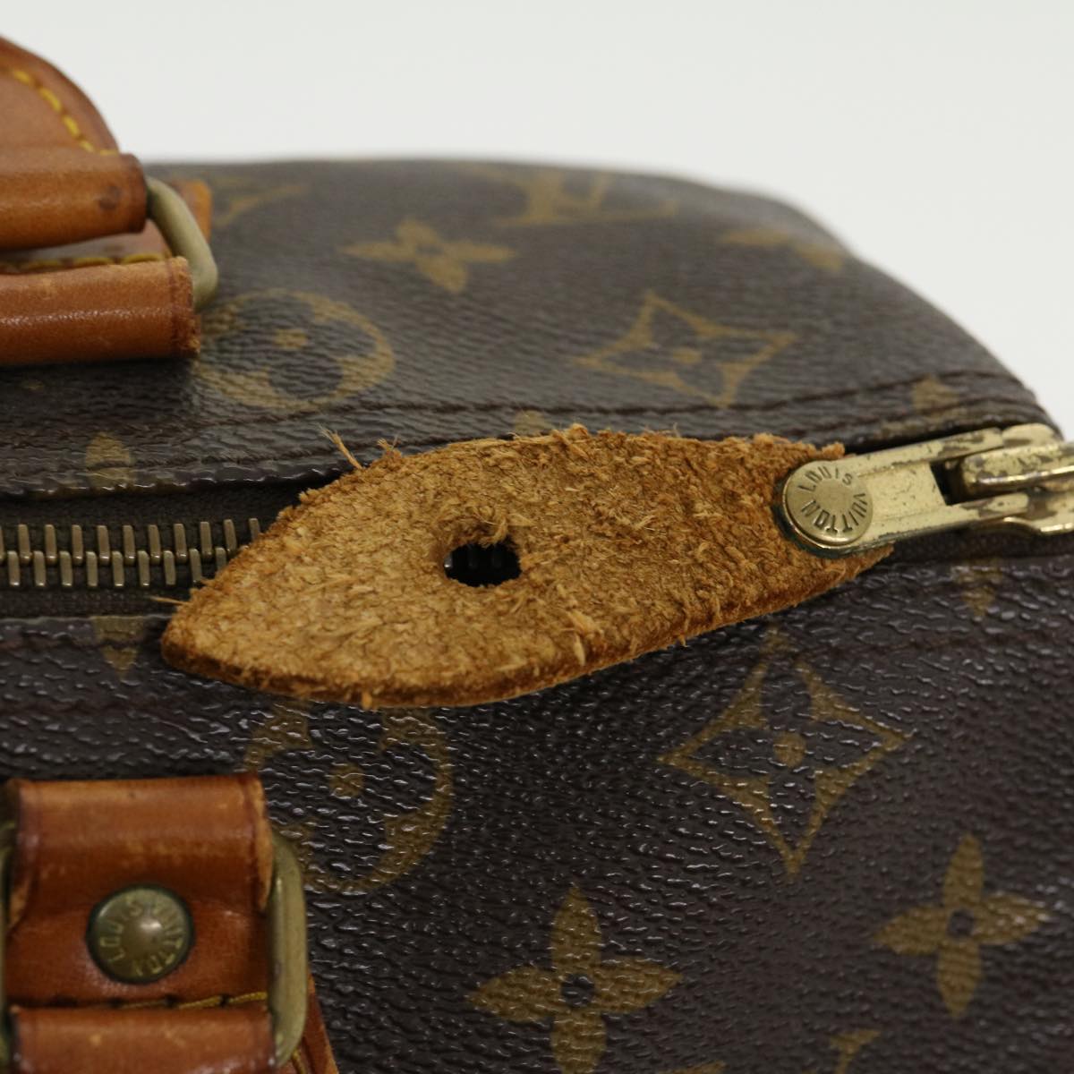 LOUIS VUITTON Monogram Speedy 30 Hand Bag M41526 LV Auth jk2148