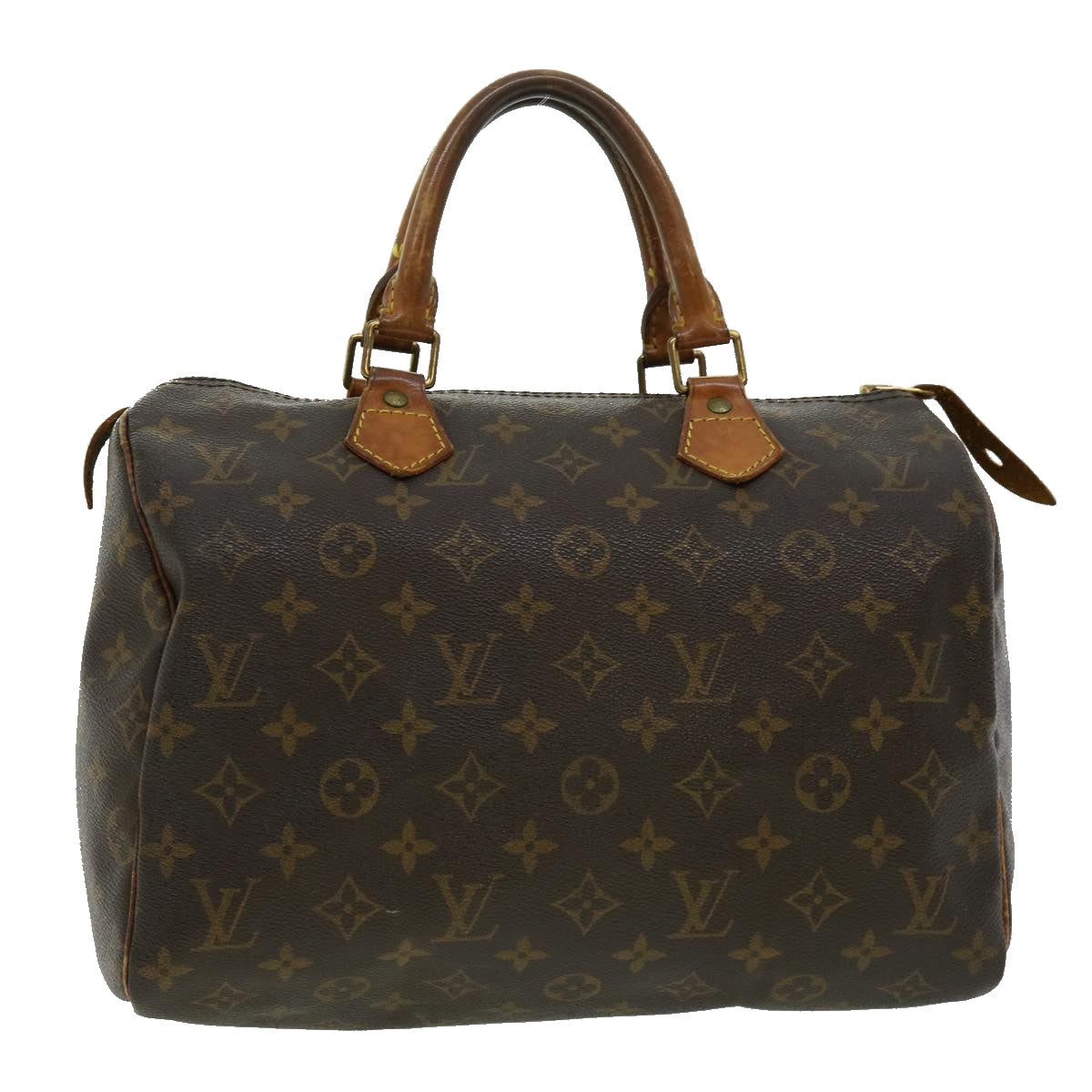 LOUIS VUITTON Monogram Speedy 30 Hand Bag M41526 LV Auth jk2152