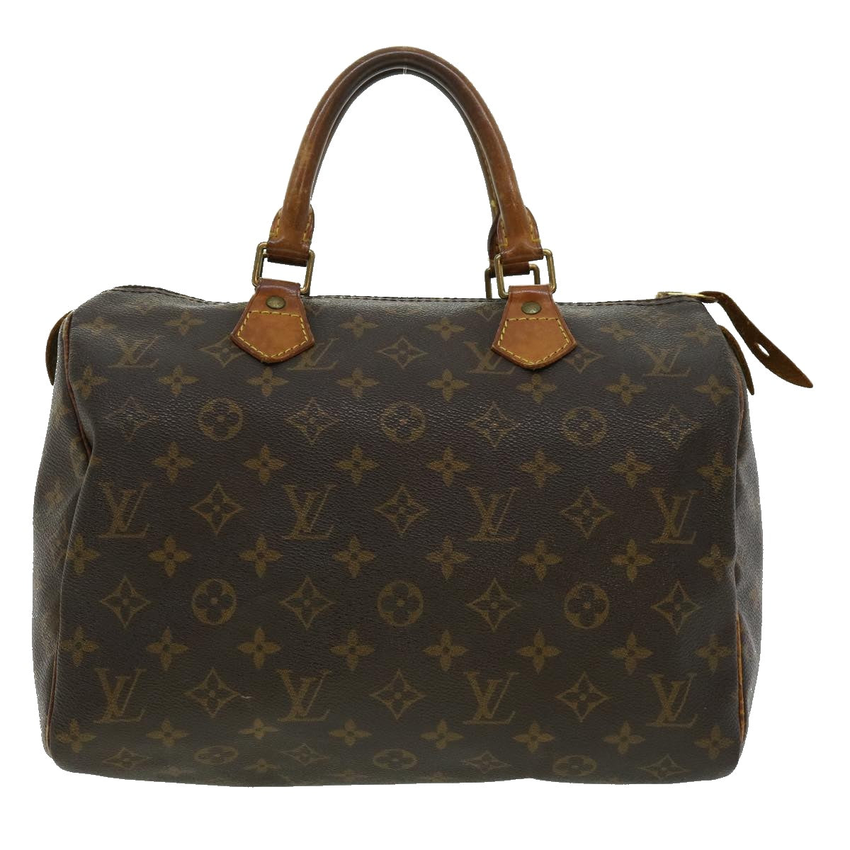 LOUIS VUITTON Monogram Speedy 30 Hand Bag M41526 LV Auth jk2152