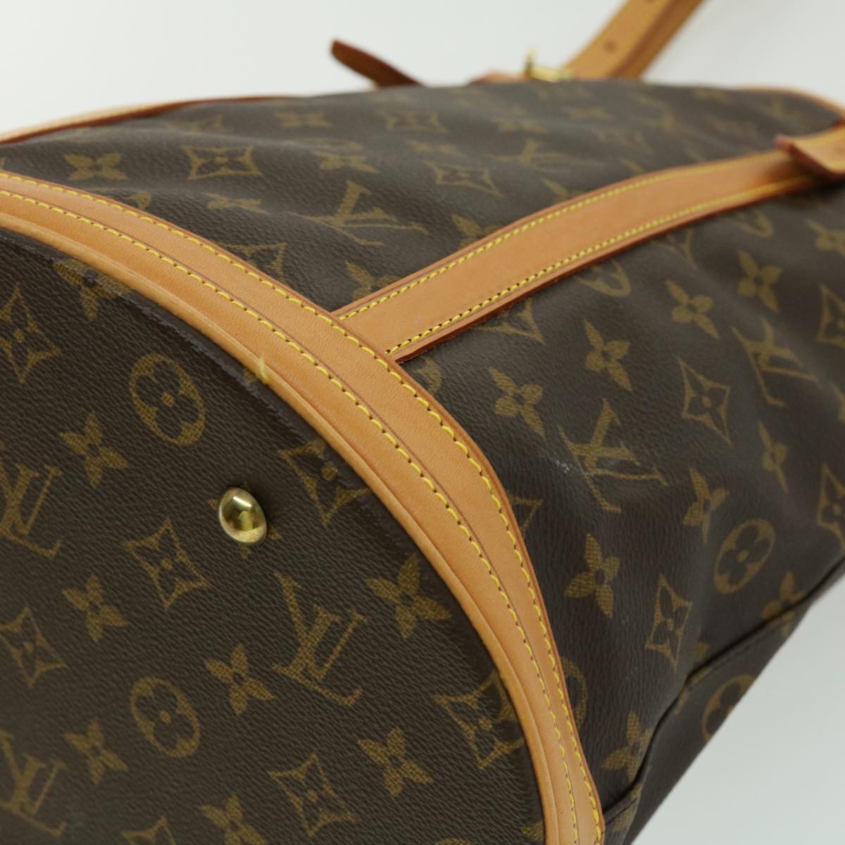 LOUIS VUITTON Monogram Bucket GM Shoulder Bag M42236 LV Auth jk2195