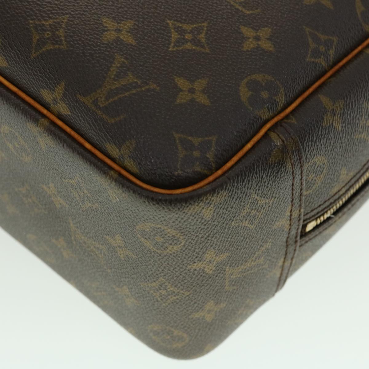 LOUIS VUITTON Monogram Deauville Hand Bag M47270 LV Auth jk2203