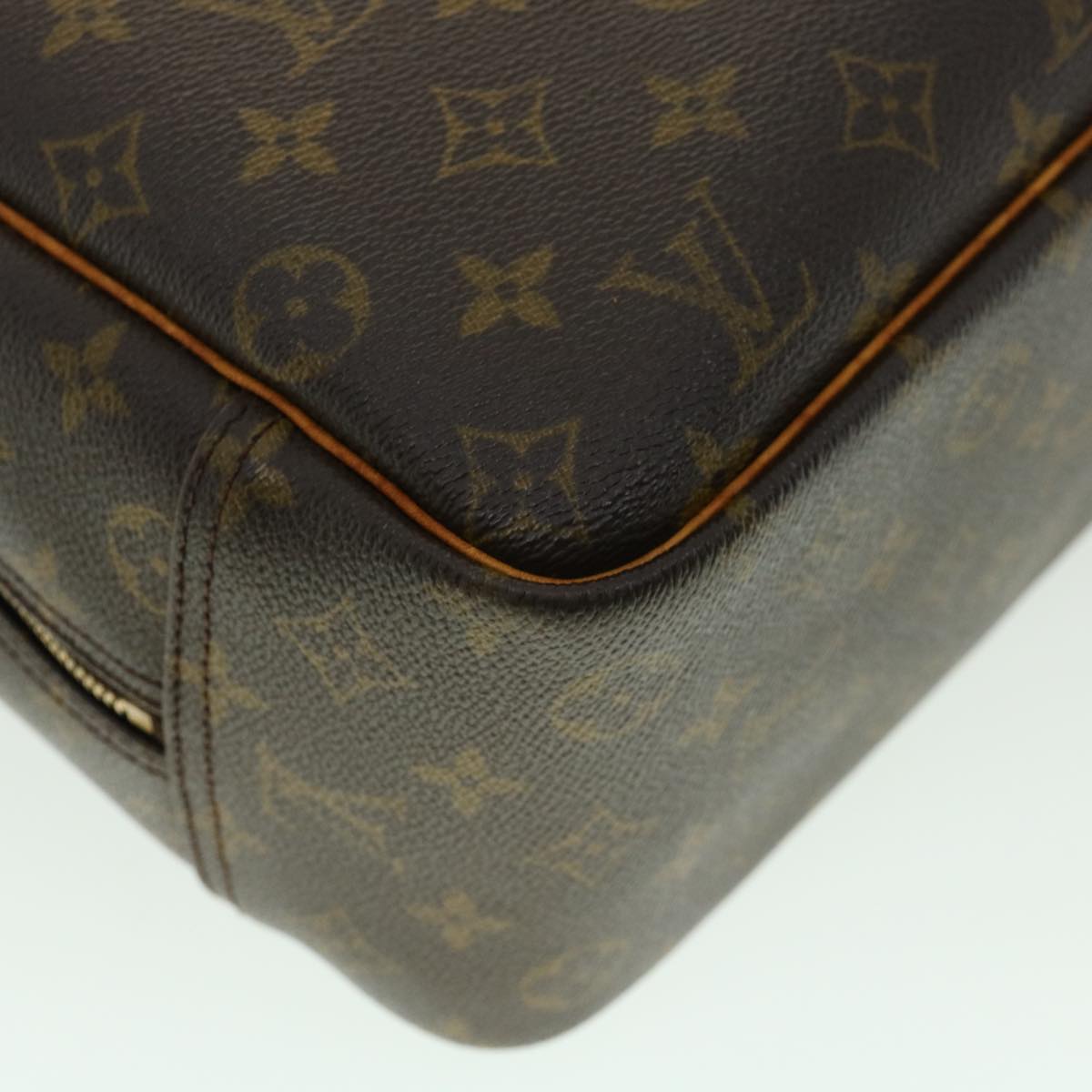 LOUIS VUITTON Monogram Deauville Hand Bag M47270 LV Auth jk2203