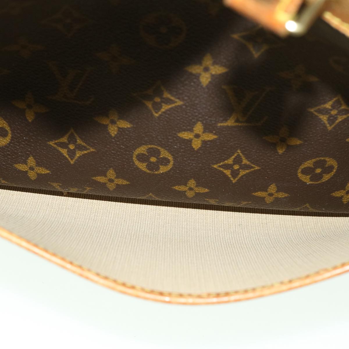 LOUIS VUITTON Monogram Deauville Hand Bag M47270 LV Auth jk2203