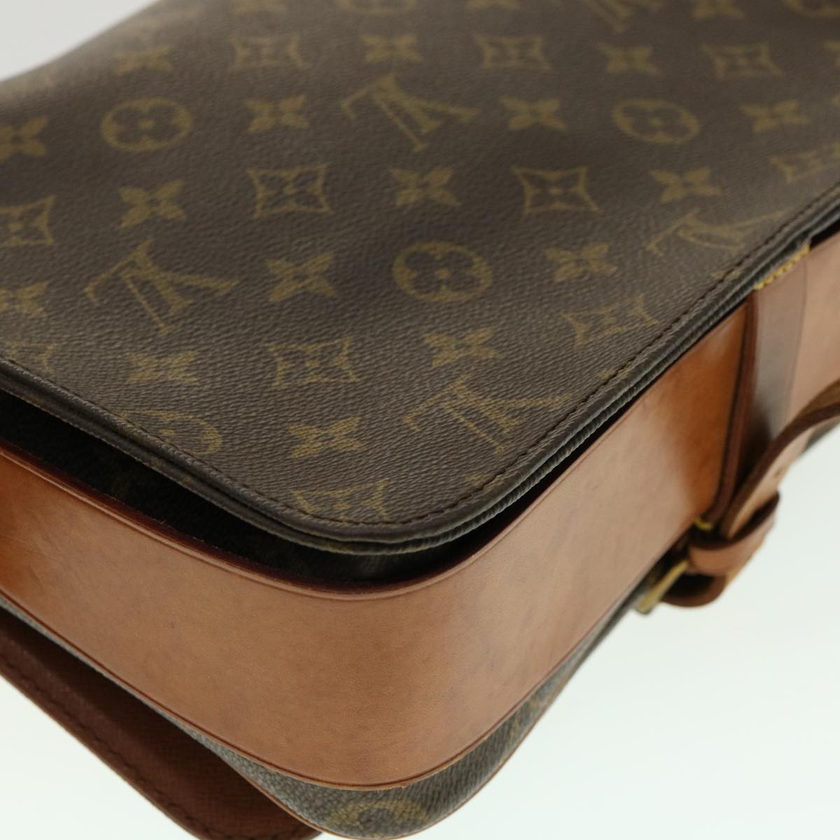 LOUIS VUITTON Monogram Cartouchiere GM Shoulder Bag M51252 LV Auth jk2208