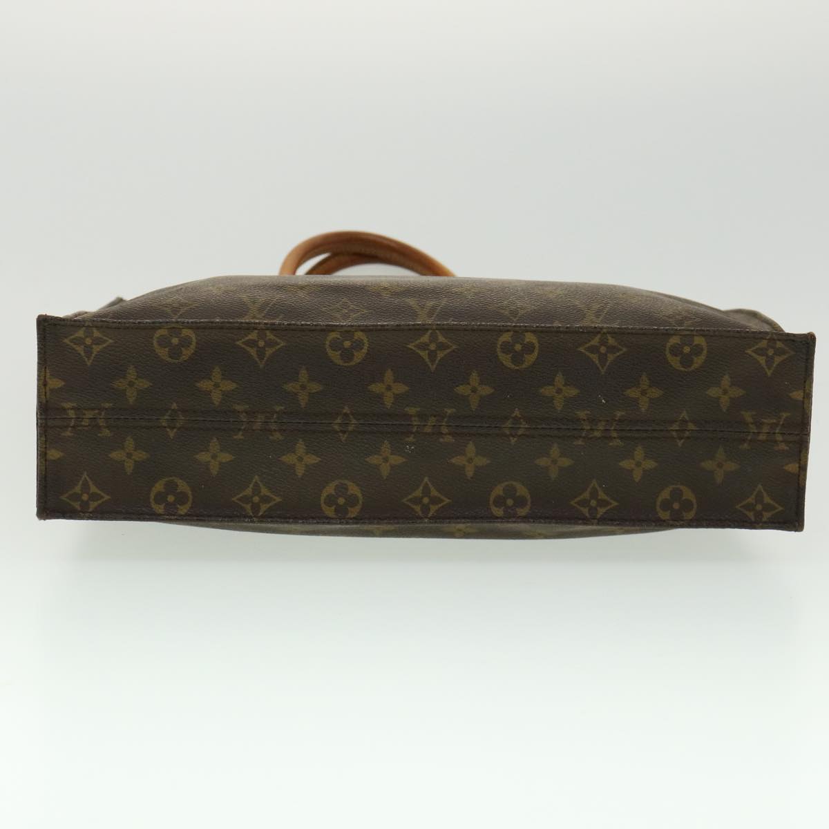 LOUIS VUITTON Monogram Sac Plat Hand Bag M51140 LV Auth jk2215