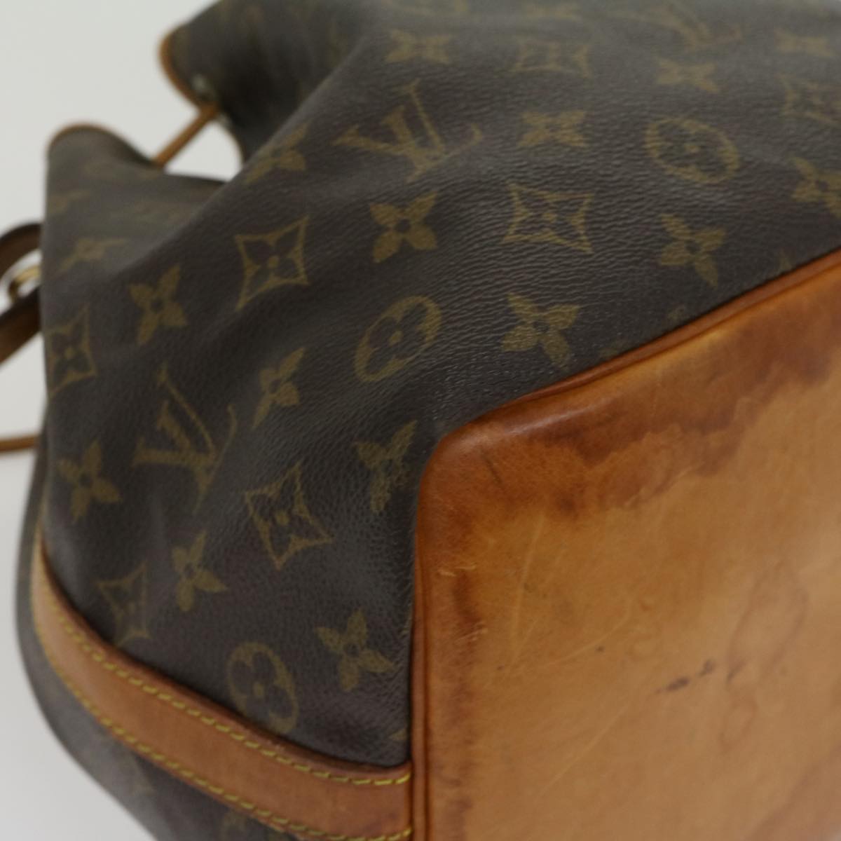 LOUIS VUITTON Monogram Petit Noe Shoulder Bag M42226 LV Auth jk2239