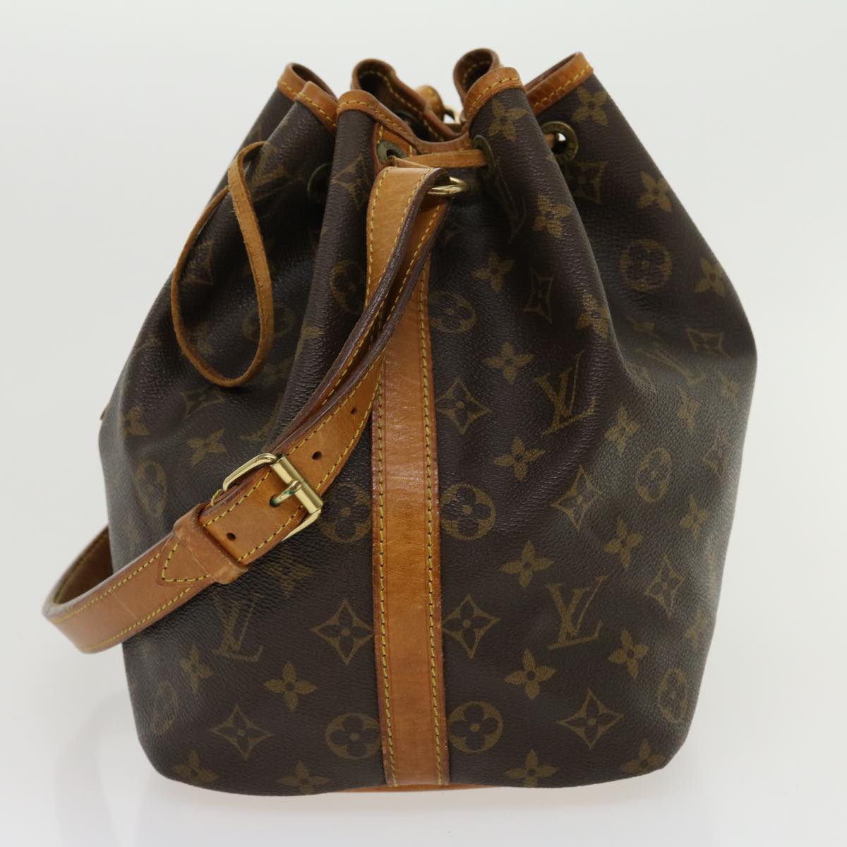 LOUIS VUITTON Monogram Petit Noe Shoulder Bag M42226 LV Auth jk2239