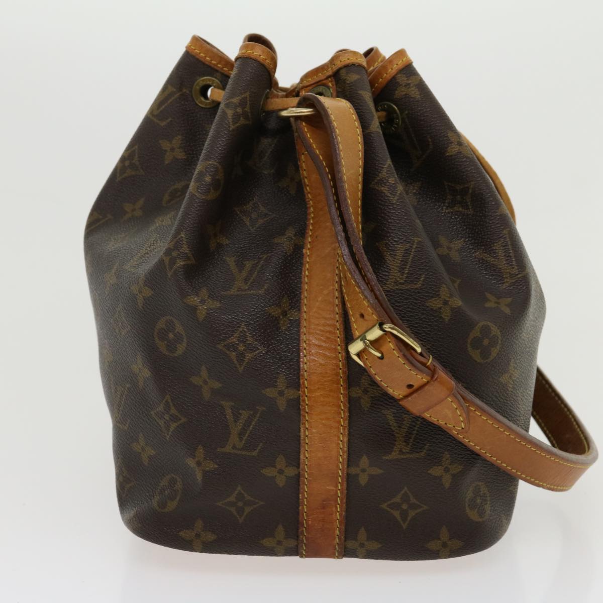 LOUIS VUITTON Monogram Petit Noe Shoulder Bag M42226 LV Auth jk2239