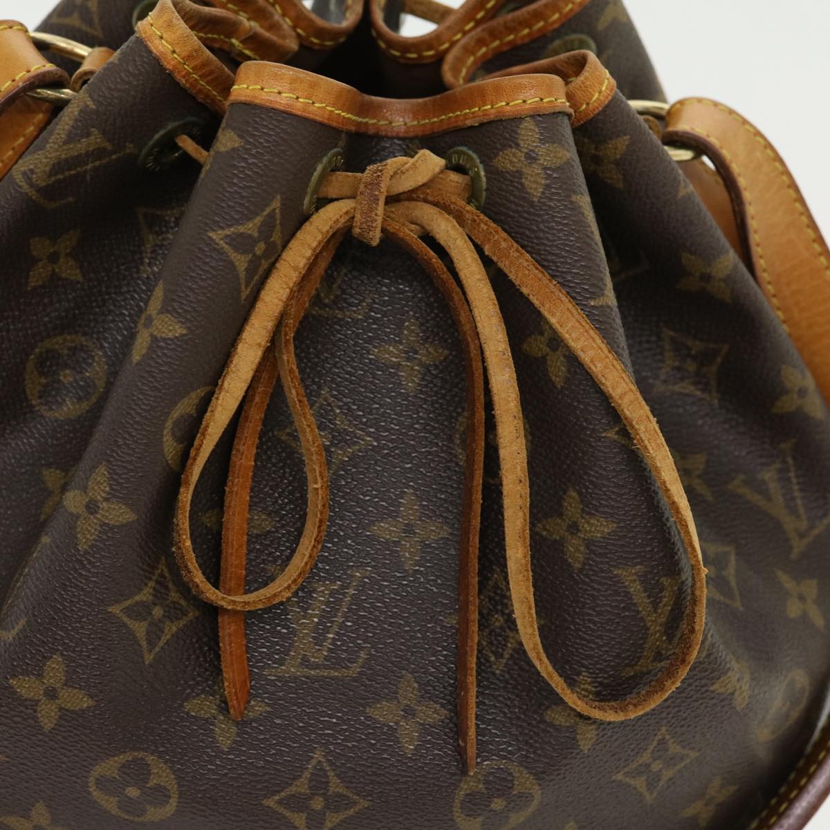 LOUIS VUITTON Monogram Petit Noe Shoulder Bag M42226 LV Auth jk2239