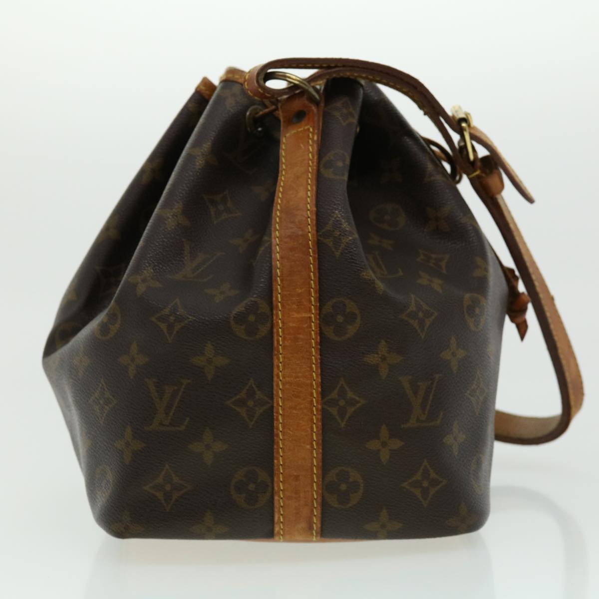 LOUIS VUITTON Monogram Petit Noe Shoulder Bag M42226 LV Auth jk2241