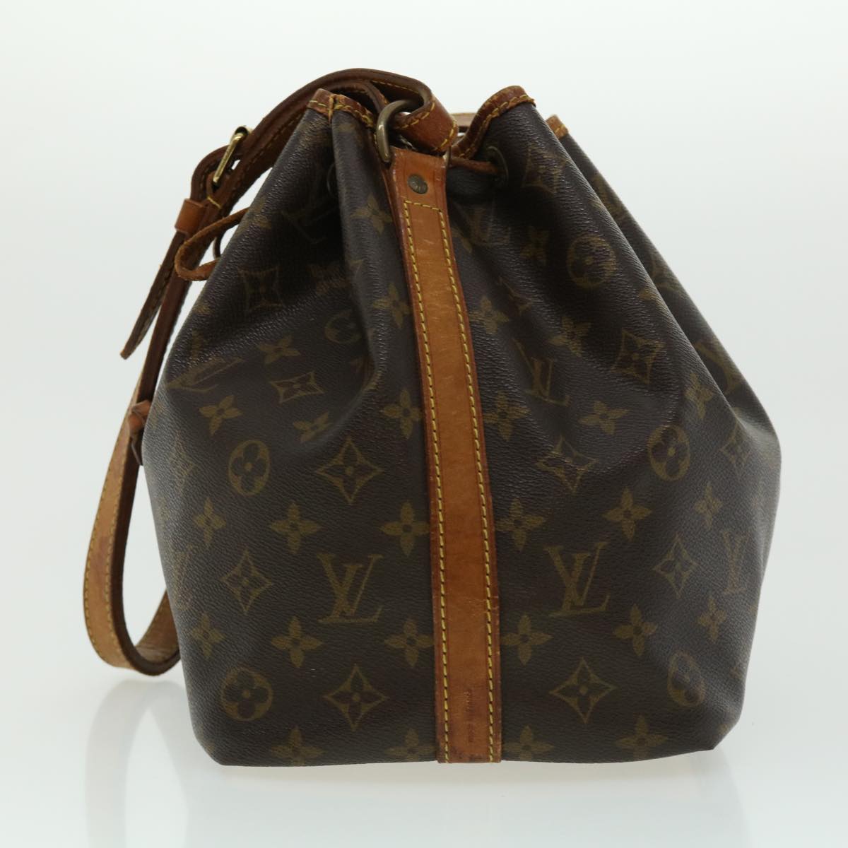 LOUIS VUITTON Monogram Petit Noe Shoulder Bag M42226 LV Auth jk2241