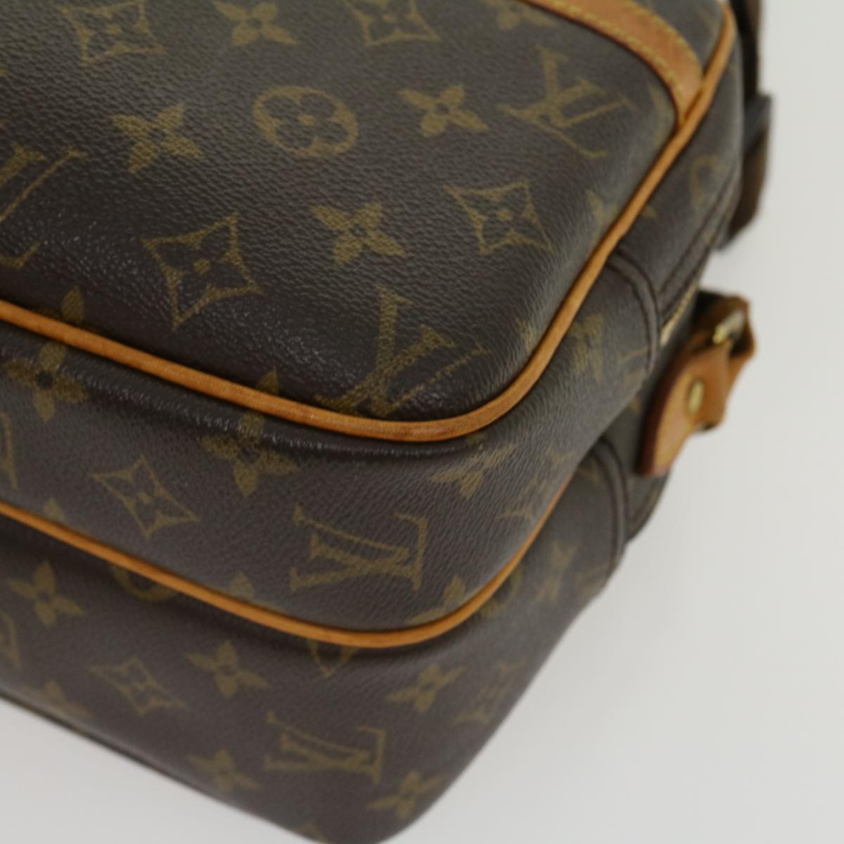 LOUIS VUITTON Monogram Reporter PM Shoulder Bag M45254 LV Auth jk2259