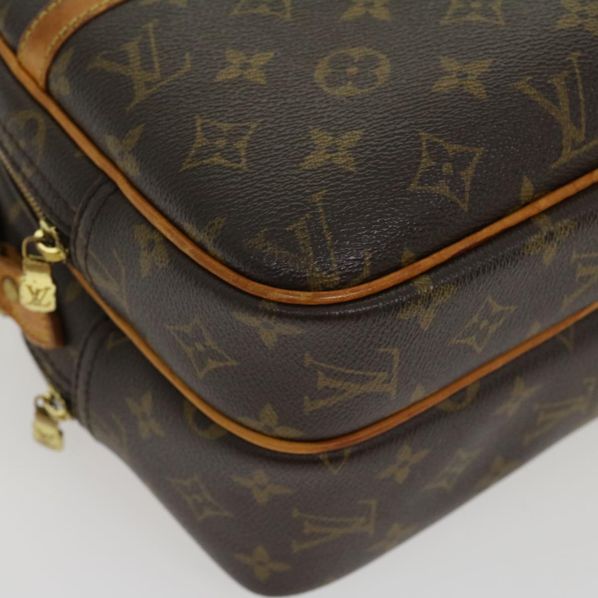 LOUIS VUITTON Monogram Reporter PM Shoulder Bag M45254 LV Auth jk2259