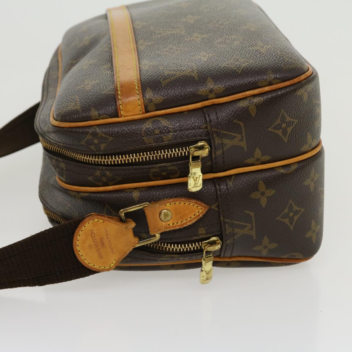 LOUIS VUITTON Monogram Reporter PM Shoulder Bag M45254 LV Auth jk2259