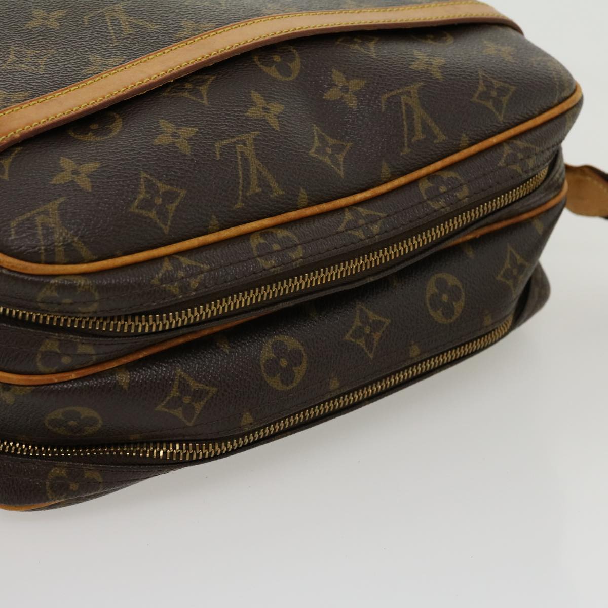 LOUIS VUITTON Monogram Reporter PM Shoulder Bag M45254 LV Auth jk2259