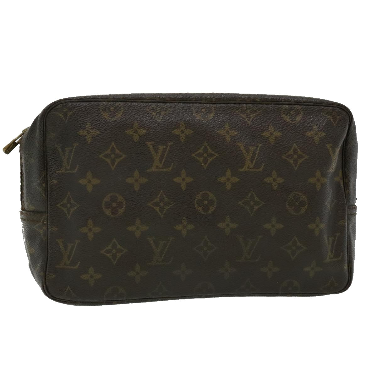 LOUIS VUITTON Monogram Trousse Toilette 28 Clutch Bag M47522 LV Auth jk2265