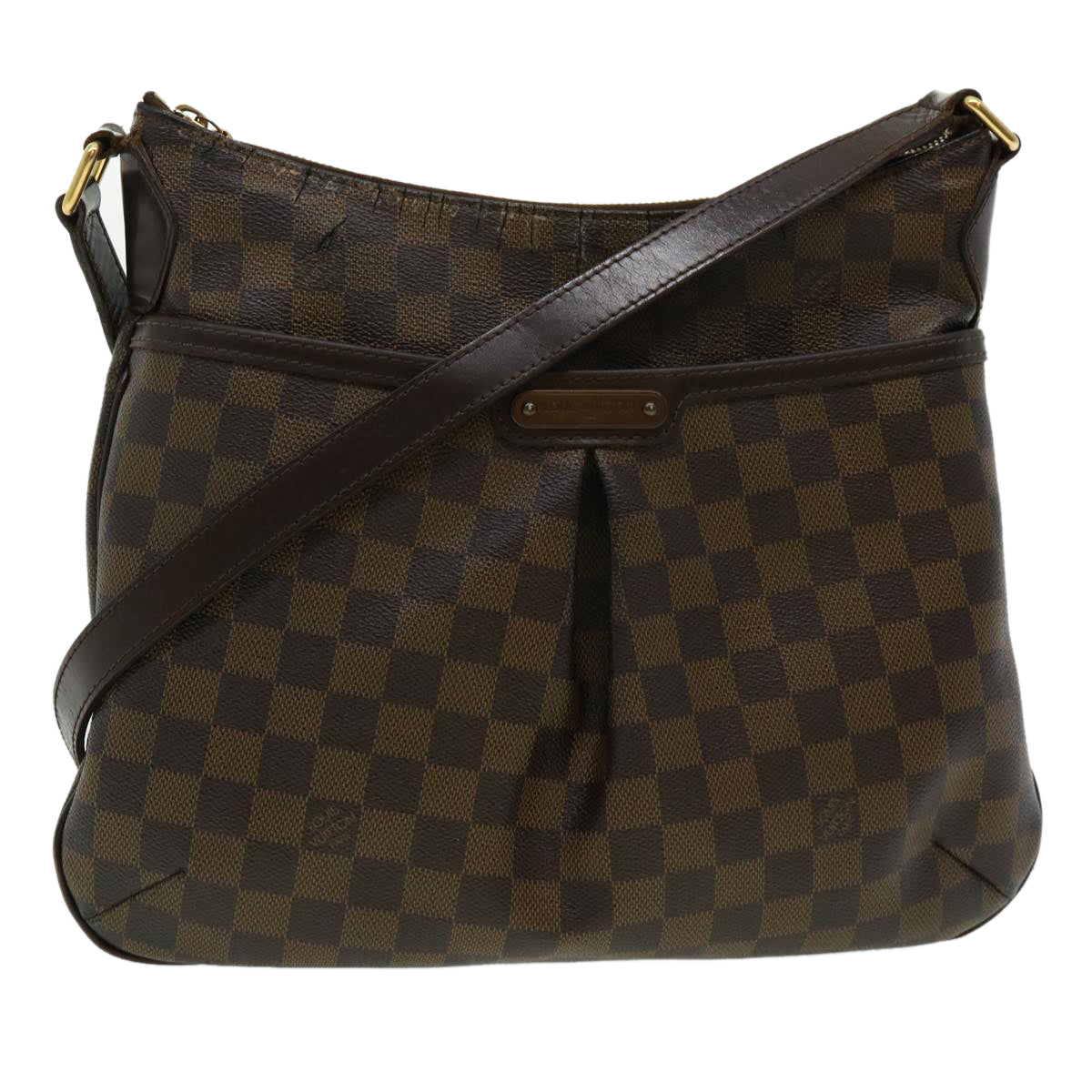 LOUIS VUITTON Damier Ebene Bloomsbury PM Shoulder Bag N42251 LV Auth jk2287