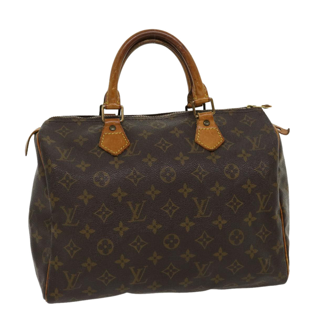 LOUIS VUITTON Monogram Speedy 30 Hand Bag M41526 LV Auth jk2315