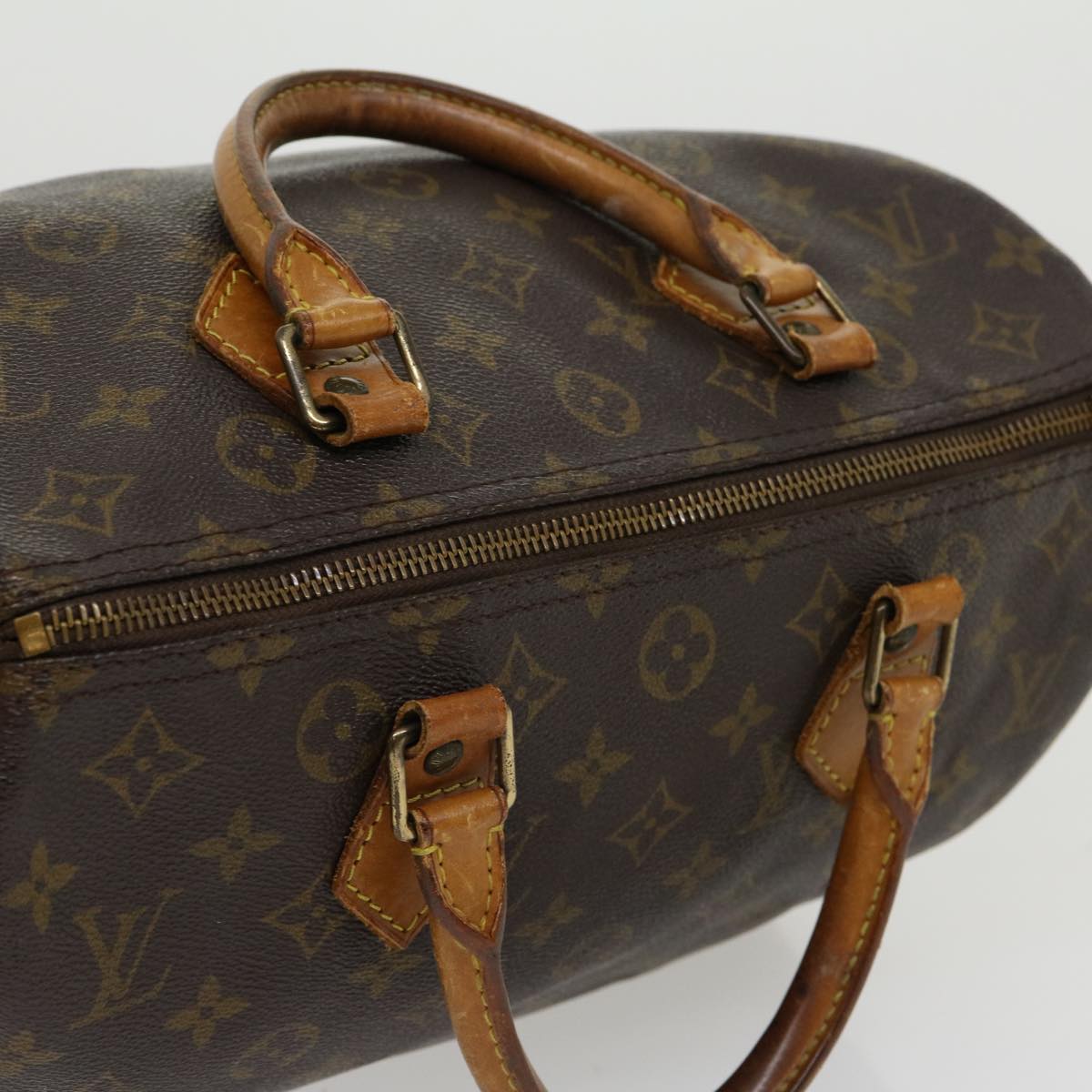 LOUIS VUITTON Monogram Speedy 30 Hand Bag M41526 LV Auth jk2315