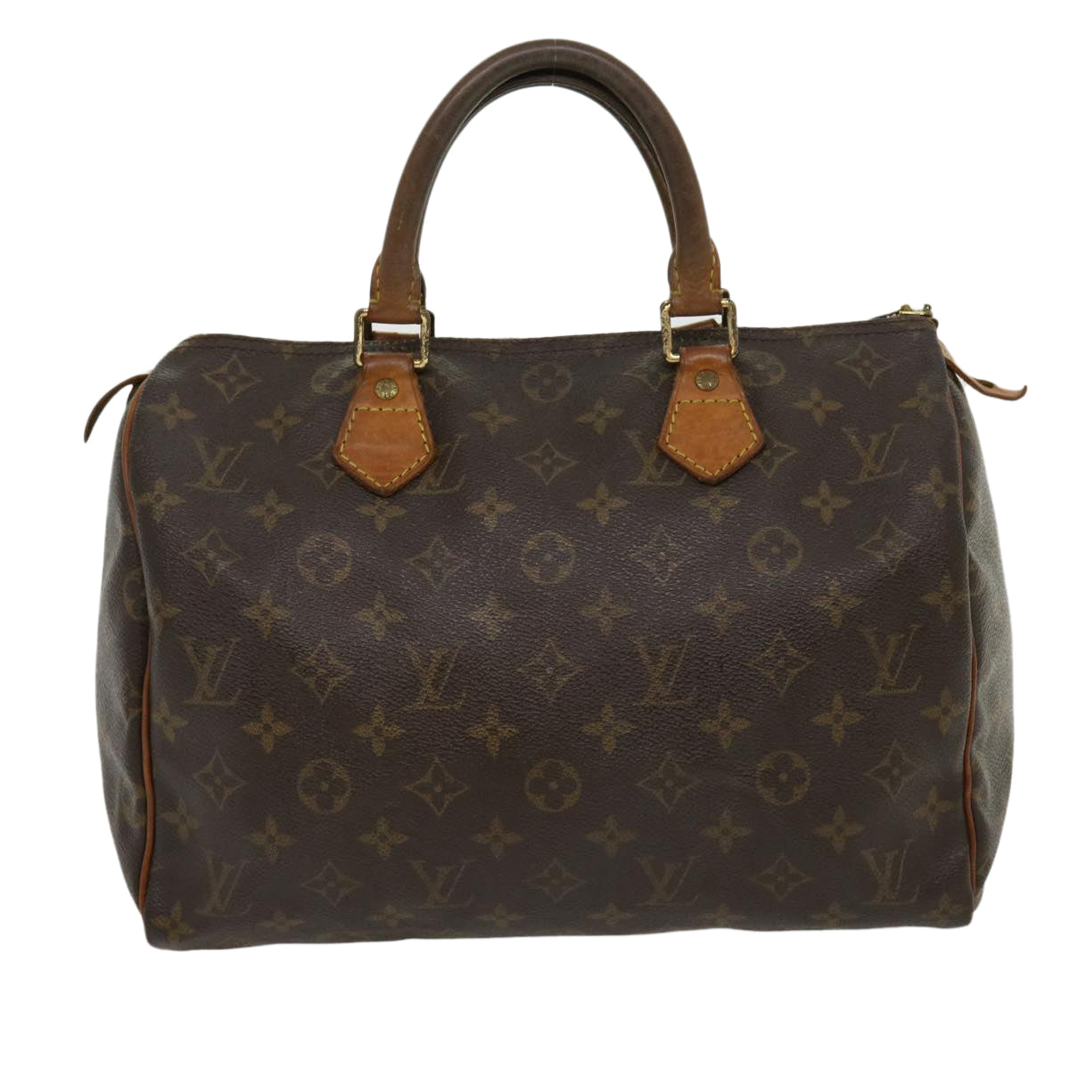 LOUIS VUITTON Monogram Speedy 30 Hand Bag M41526 LV Auth jk2327