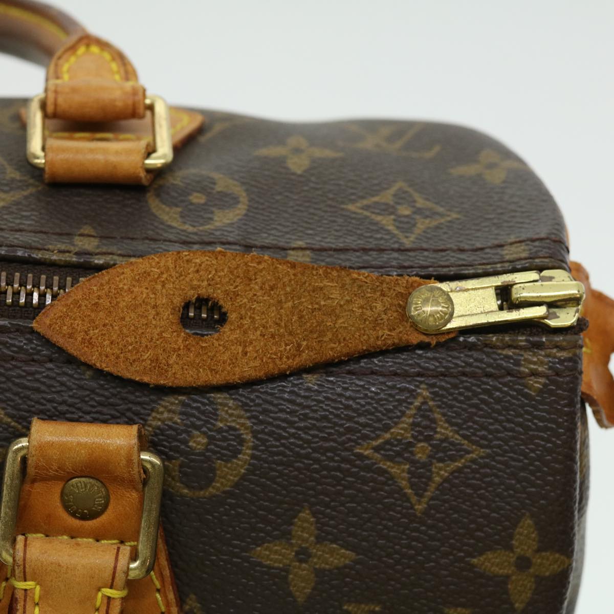 LOUIS VUITTON Monogram Speedy 30 Hand Bag M41526 LV Auth jk2328