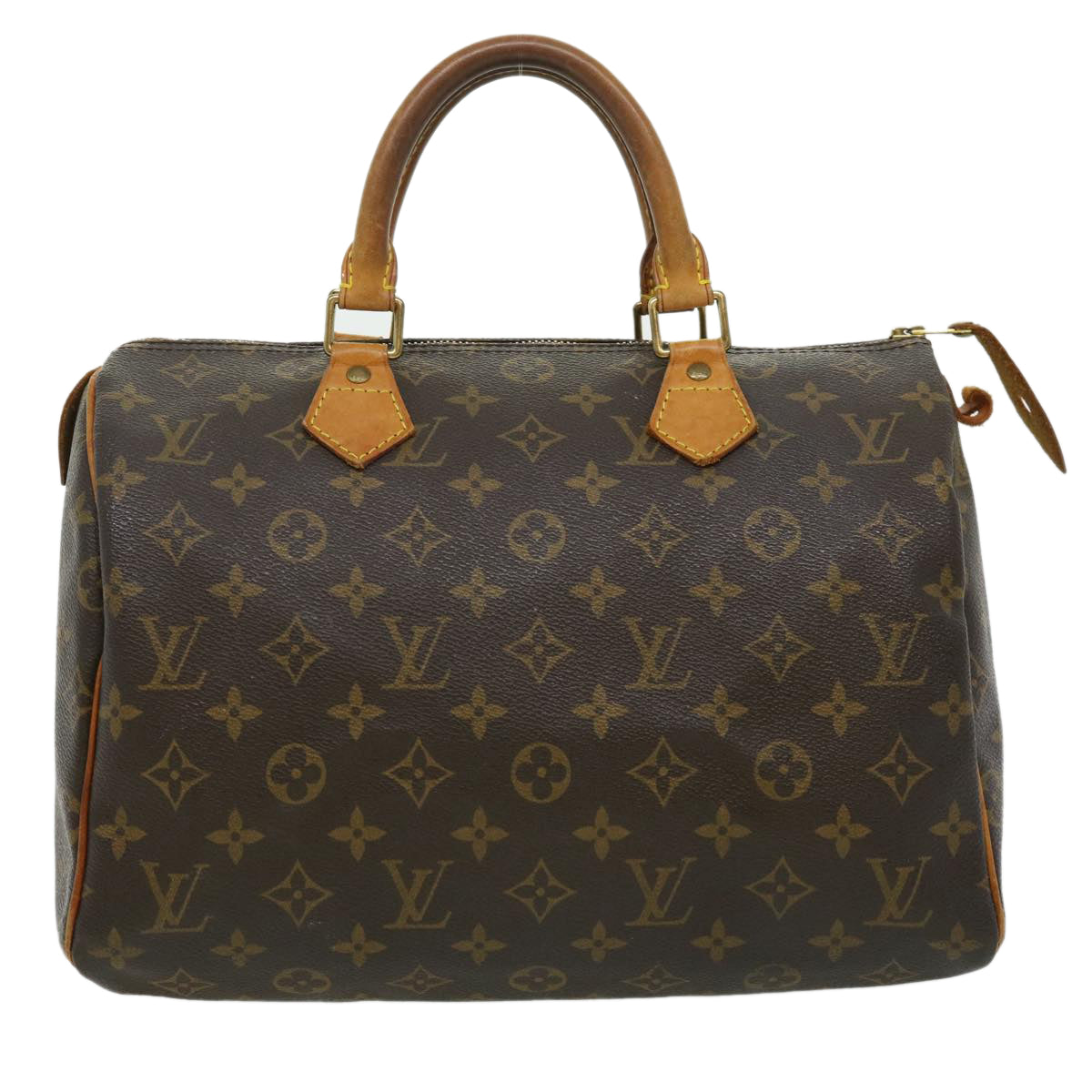 LOUIS VUITTON Monogram Speedy 30 Hand Bag M41526 LV Auth jk2328