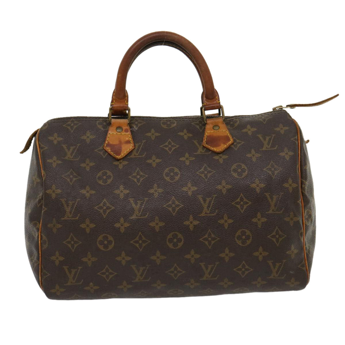 LOUIS VUITTON Monogram Speedy 30 Hand Bag M41526 LV Auth jk2334