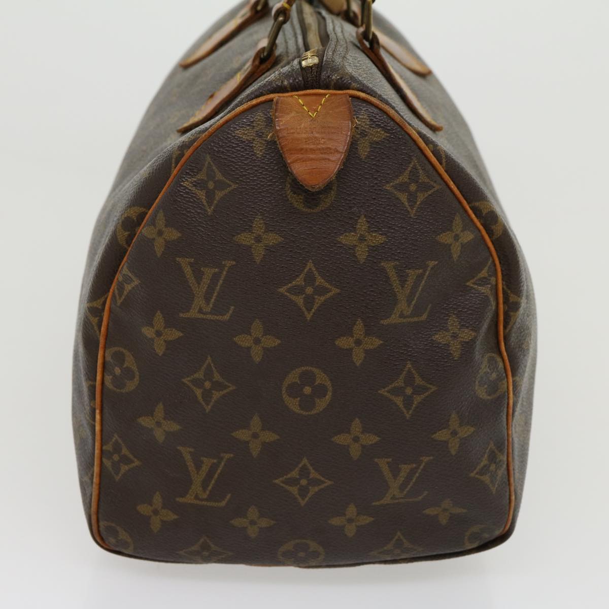 LOUIS VUITTON Monogram Speedy 30 Hand Bag M41526 LV Auth jk2334