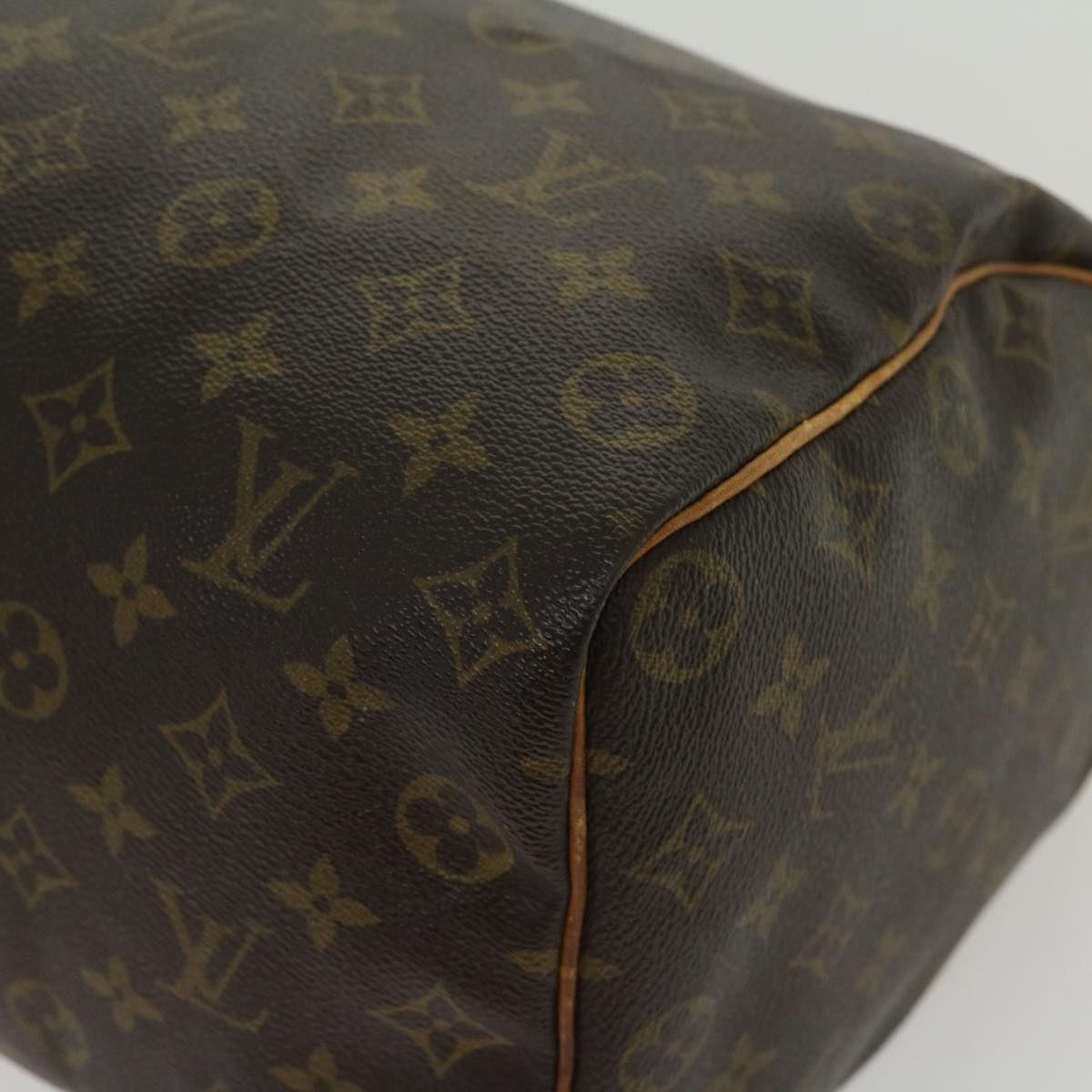 LOUIS VUITTON Monogram Speedy 35 Hand Bag M41524 LV Auth jk2340