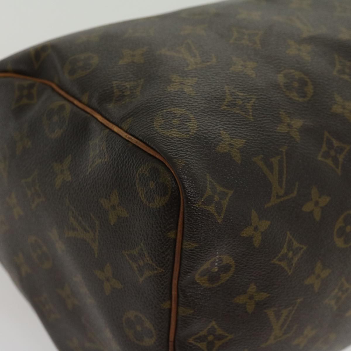 LOUIS VUITTON Monogram Speedy 35 Hand Bag M41524 LV Auth jk2340