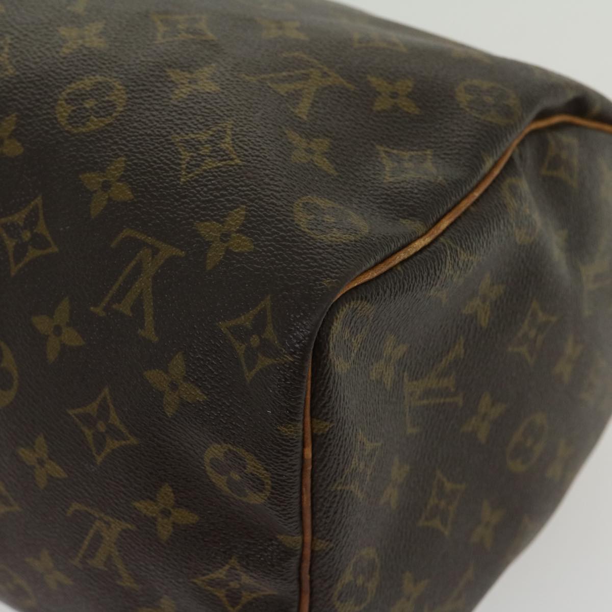 LOUIS VUITTON Monogram Speedy 35 Hand Bag M41524 LV Auth jk2340