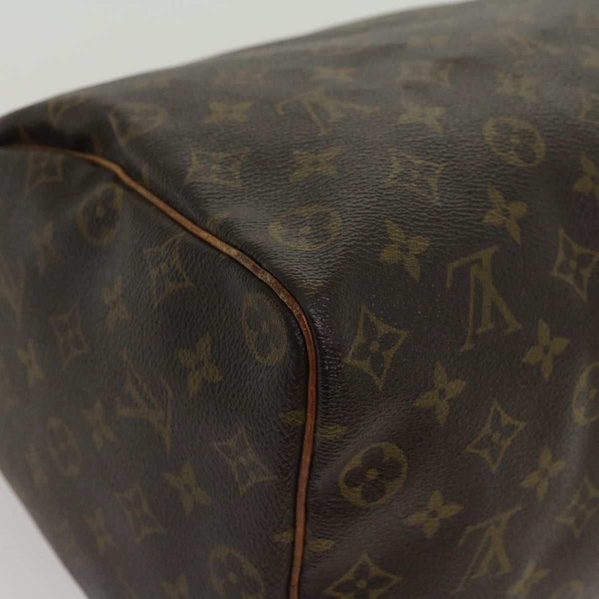 LOUIS VUITTON Monogram Speedy 35 Hand Bag M41524 LV Auth jk2340