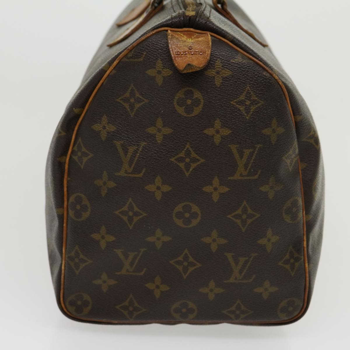 LOUIS VUITTON Monogram Speedy 35 Hand Bag M41524 LV Auth jk2340